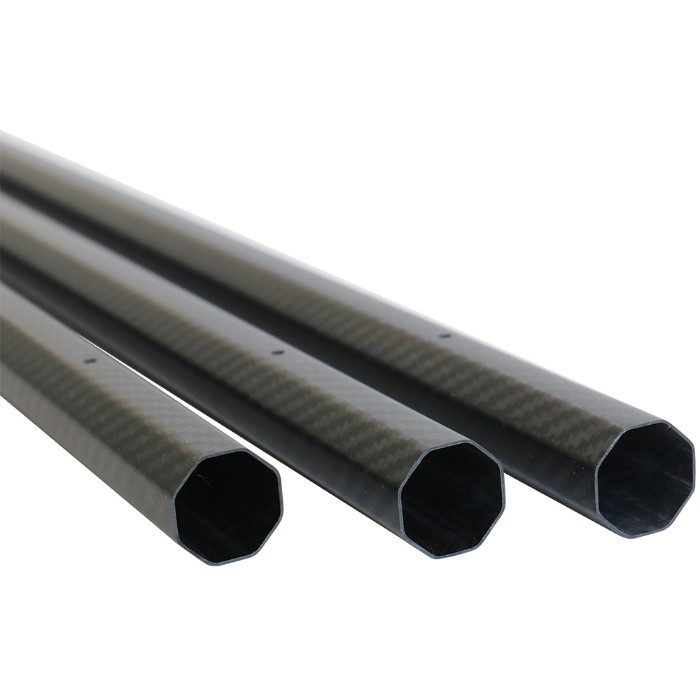 ท่อแปดเหลี่ยมคาร์บอนไฟเบอร์