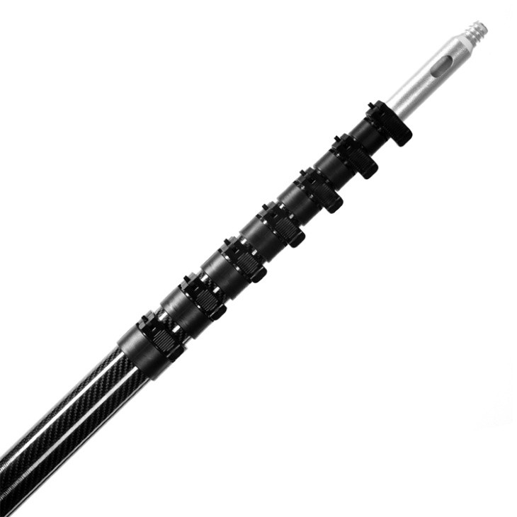 เสาทำความสะอาดหน้าต่างคาร์บอนไฟเบอร์