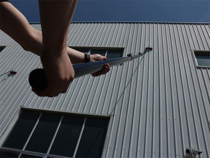 Poteau Télescopique Alimenté En Eau De 3 ม. à 20 ม. Pour Le Nettoyage Des Vitres